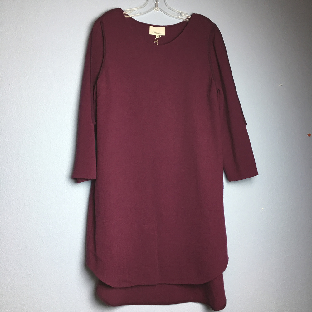 3.1 Phillip Lim High Low Framed Silhouette Dress